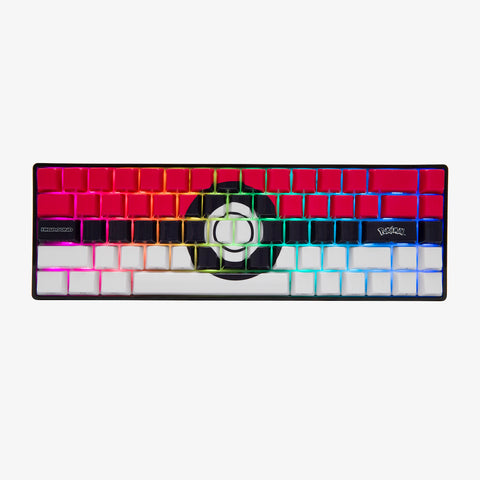 Pokémon + HG Base 65 Keyboard - Poké Ball