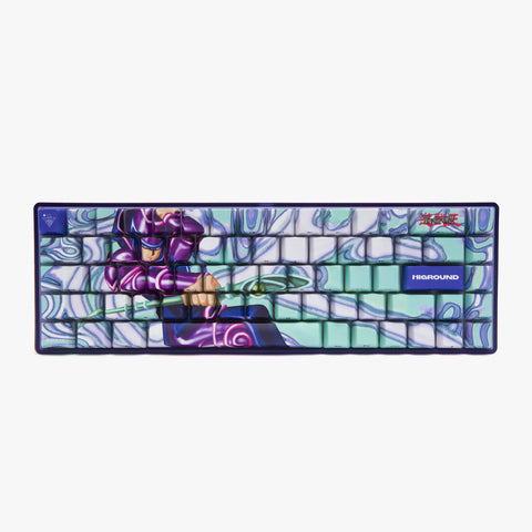 front detail on YGO x HG Performance Base 65 Keyboard - Dark Magician