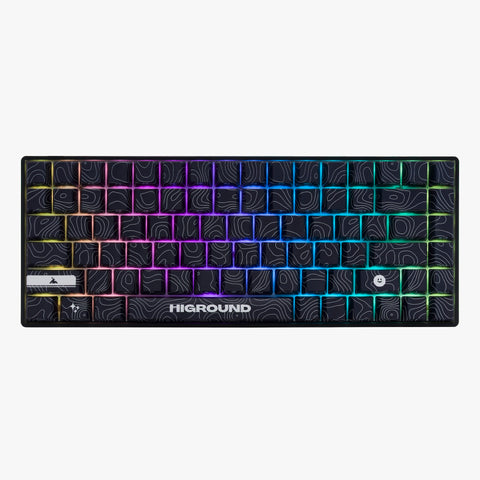 RGB lighting on Higround Basecamp 75+ Keyboard - BLACKICE