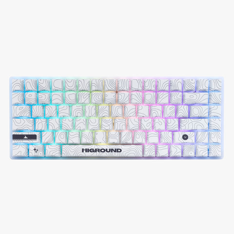 RGB lighting on Higround Basecamp 75+ Keyboard - SNOWSTONE