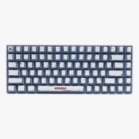 Front of Higround Basecamp 75+ Keyboard - CELSHADE GRAY