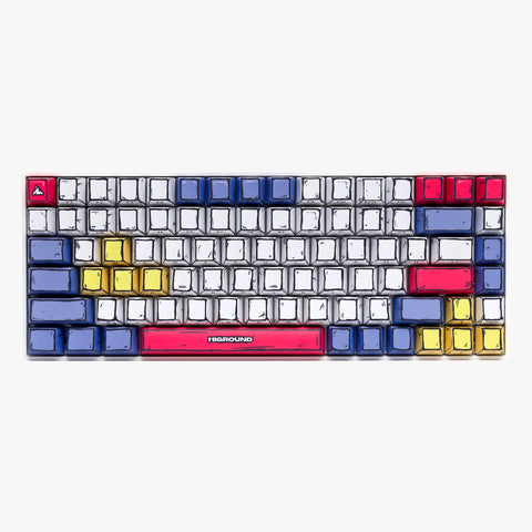 Front of Higround Basecamp 75+ Keyboard - CELSHADE PRIMARY