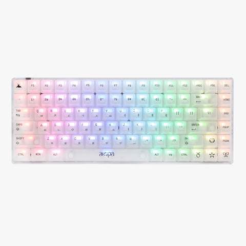 RGB lighting on Aespa Basecamp 75% Keyboard - Illusion