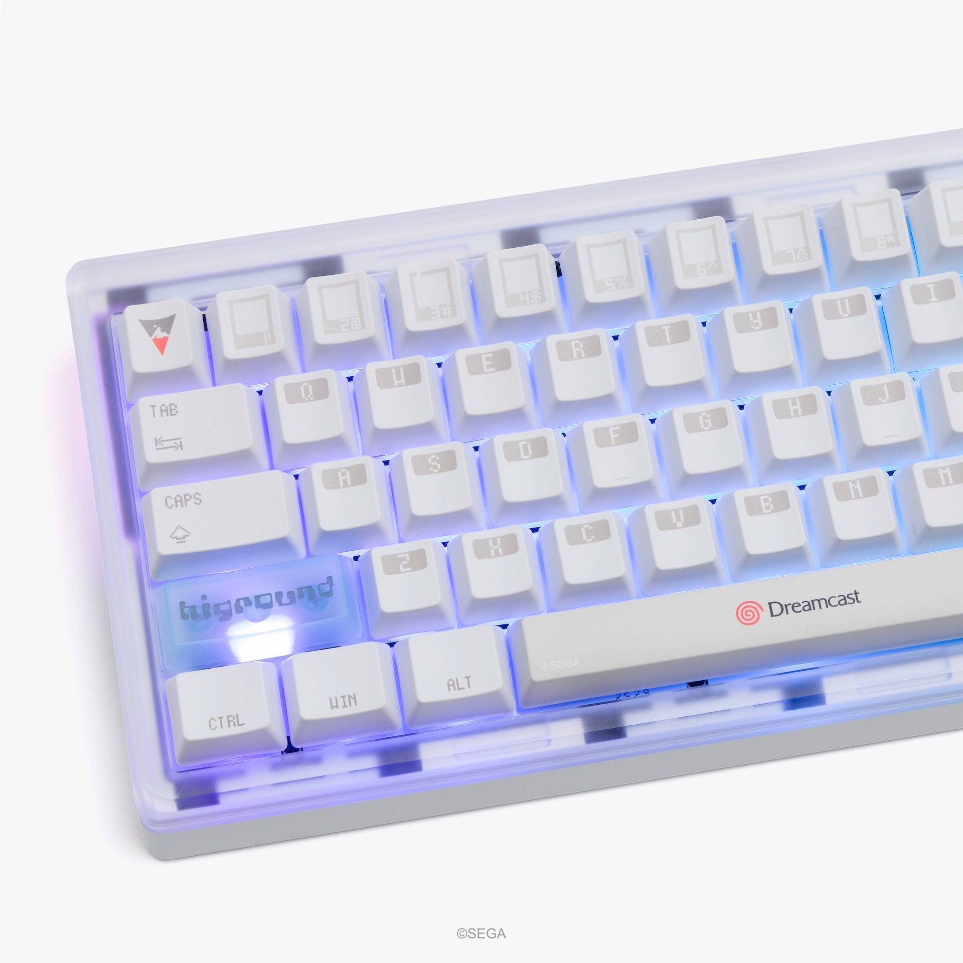 SAIBORG NDW×SHSver. グレーカモ Sega x Higround Summit 65+ Keyboard - Dreamcast