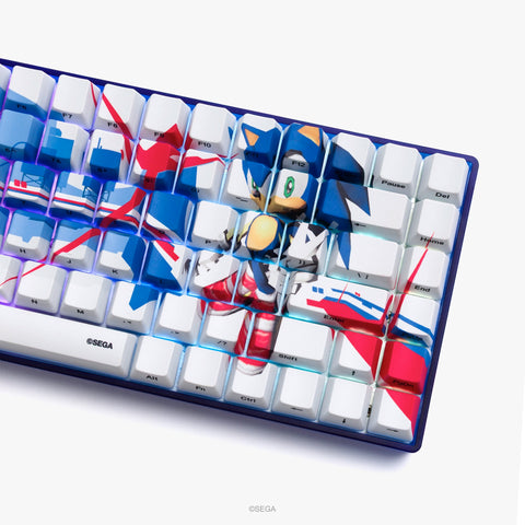 Right detail on Sega 75% Keyboard  - Escape From The City (Sonic)
