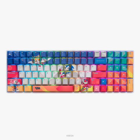 RGB Lighting on Sega x Higround Basecamp 96+ Keyboard - Classic Sonic