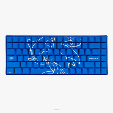 Front of Sega x Higround Basecamp 75+ Keyboard - Sonic CD