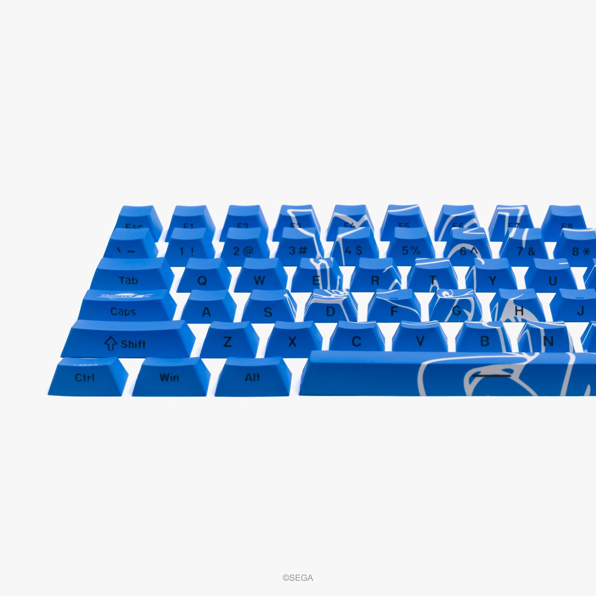 Sega x Higround 84 Keycaps Set 75% Keycaps - Sonic CD