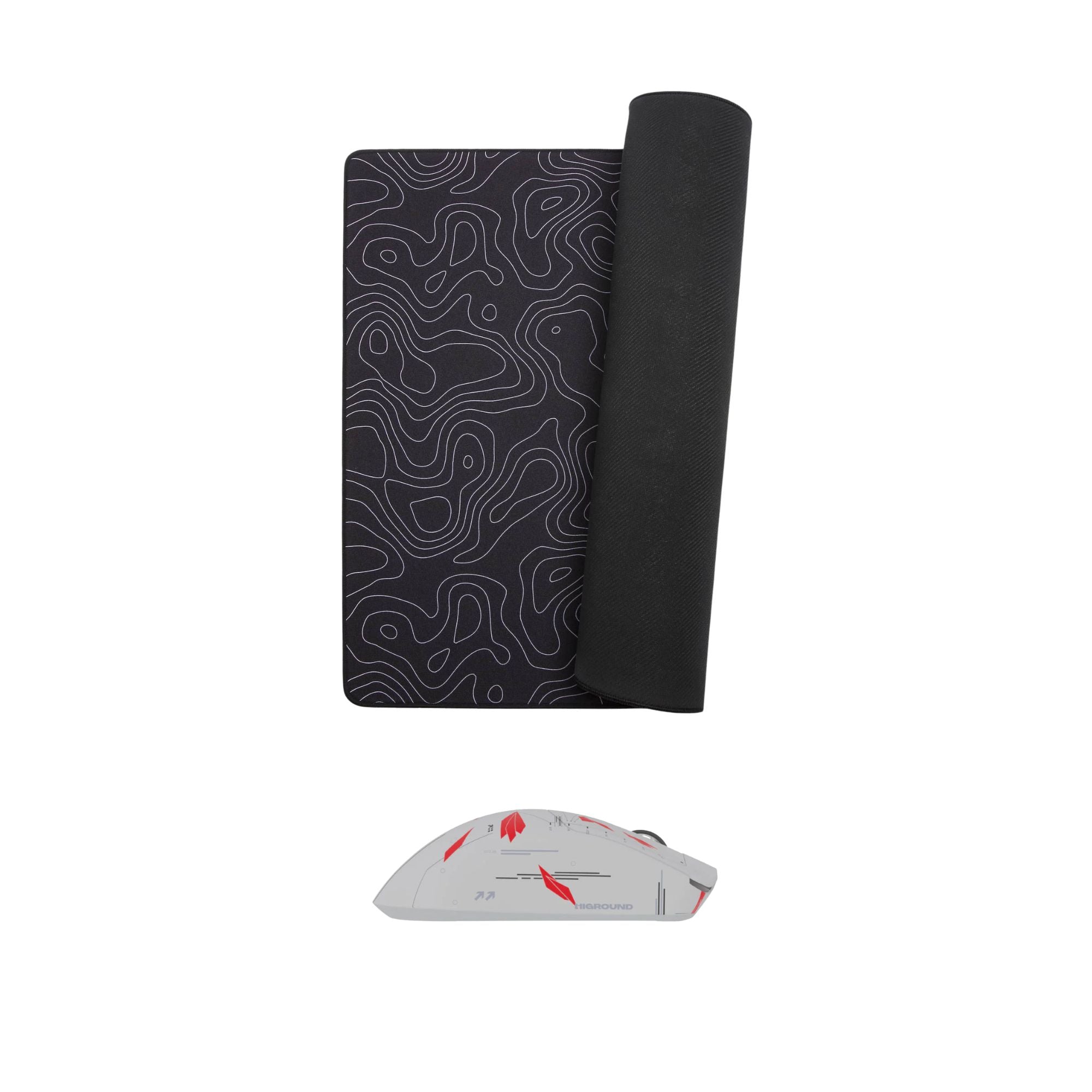 Yuma Mouse RADAR + Hybrid Large Mousepad - BLACKICE – Higround