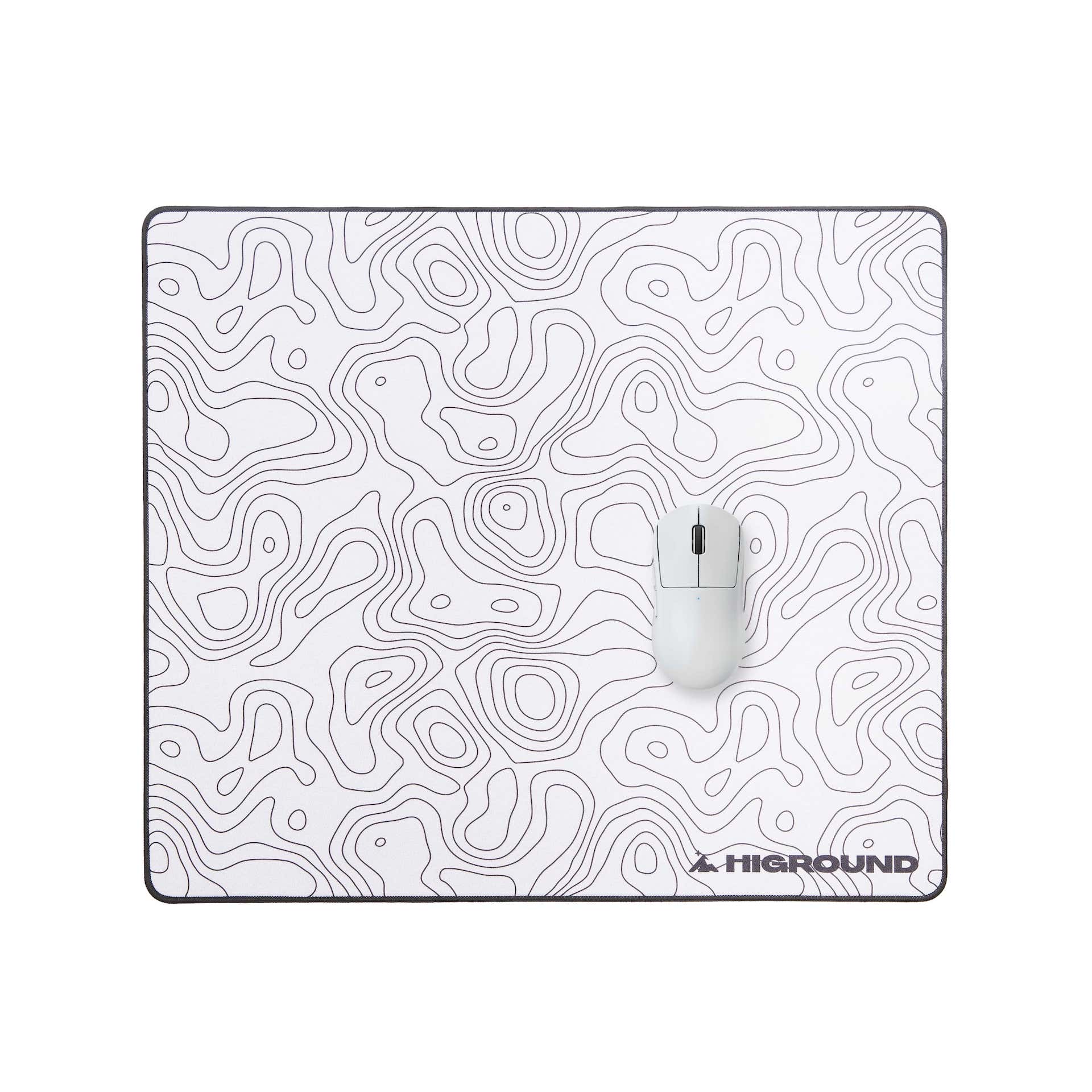 Higround Hybrid Mousepad Large (50 x 45 cm) - SNOWSTONE