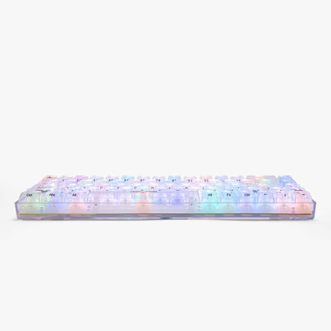 Higround CLEAR OPAL Base 65 Keyboard front view