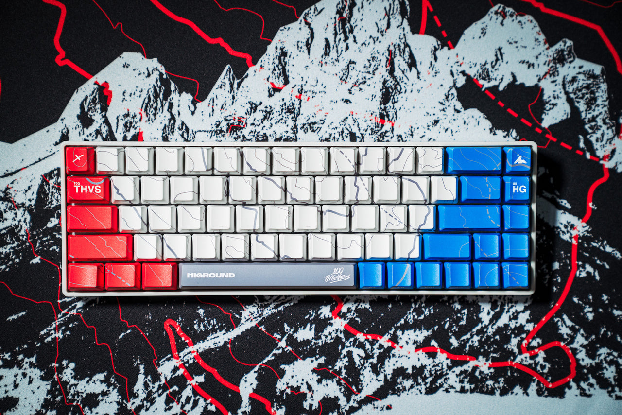 100T x HG 68 Keycaps Set - Cartograph – Higround