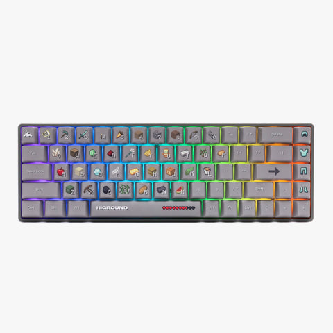 HIGROUND X MINECRAFT INVENTORY BASECAMP 65 - front with RGB