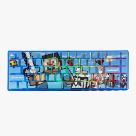 HIGROUND X MINECRAFT STEVE & ANIMALS BASECAMP 65 - FRONT WITH RGB