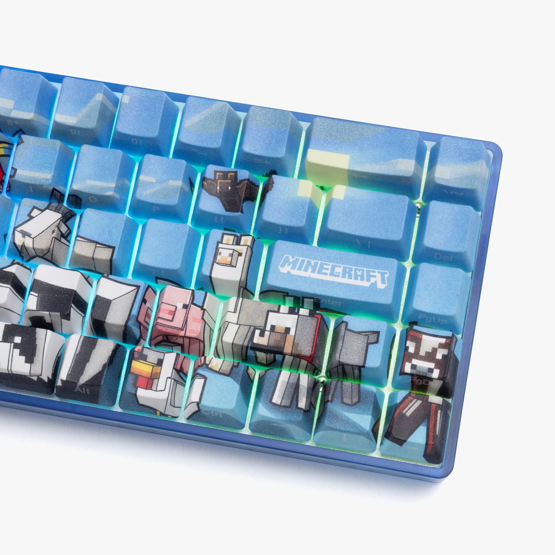 Minecraft Keybored HG x Minecraft Base 65 Keyboard - Steve & Animals – Higround