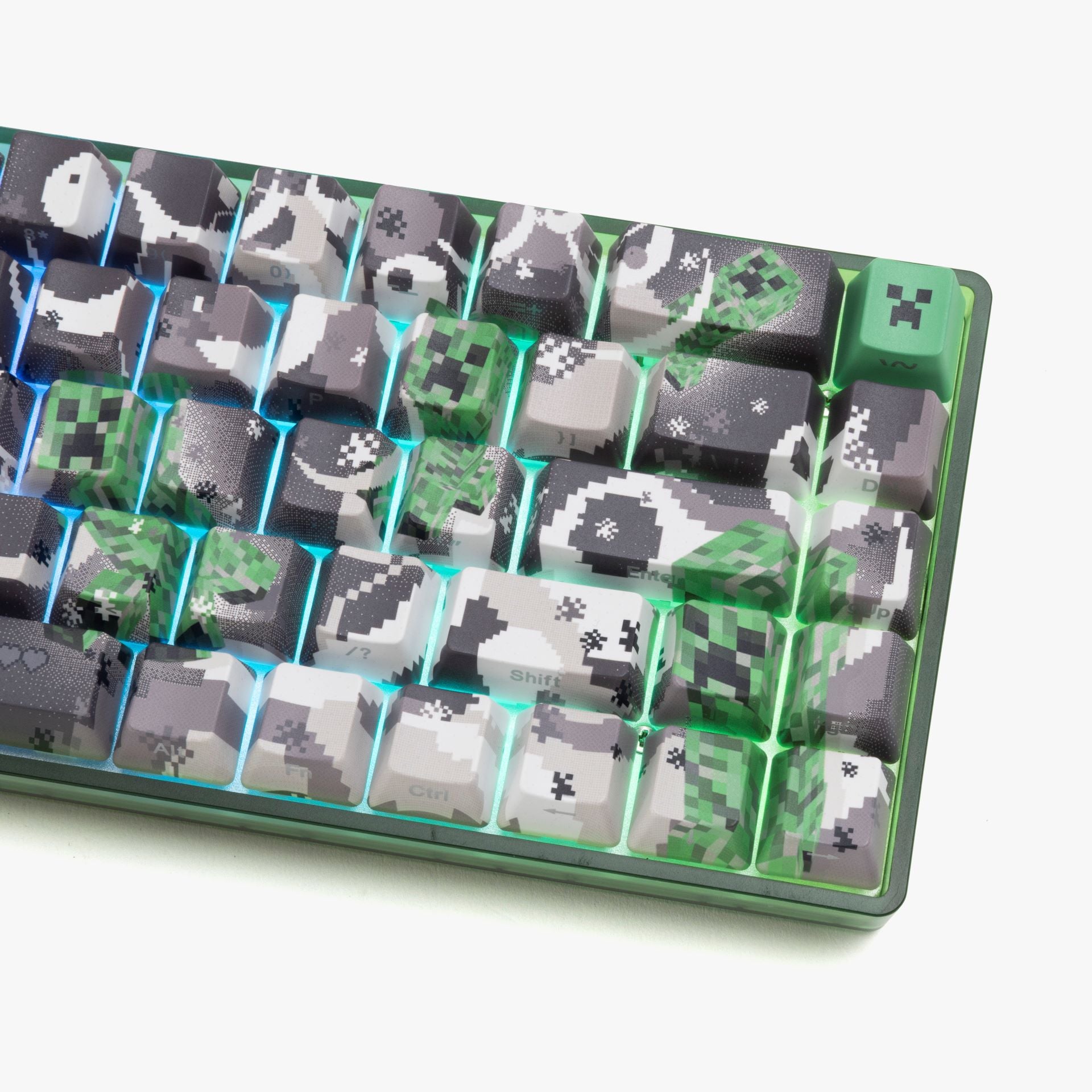 Minecraft Keybored HG x Minecraft Basecamp 65HE Keyboard - Creeper – Higround