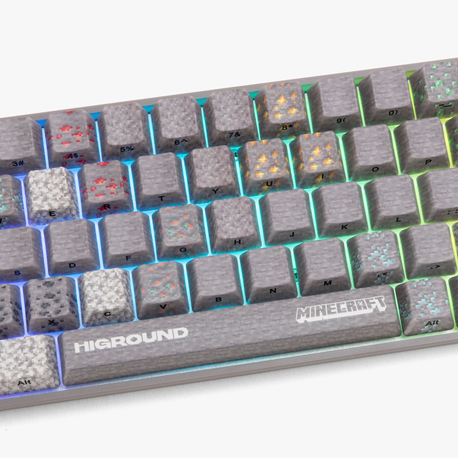 Minecraft One Hand Keyboard HG x Minecraft Performance Base 65HE Keyboard - Mining Wall – Higround