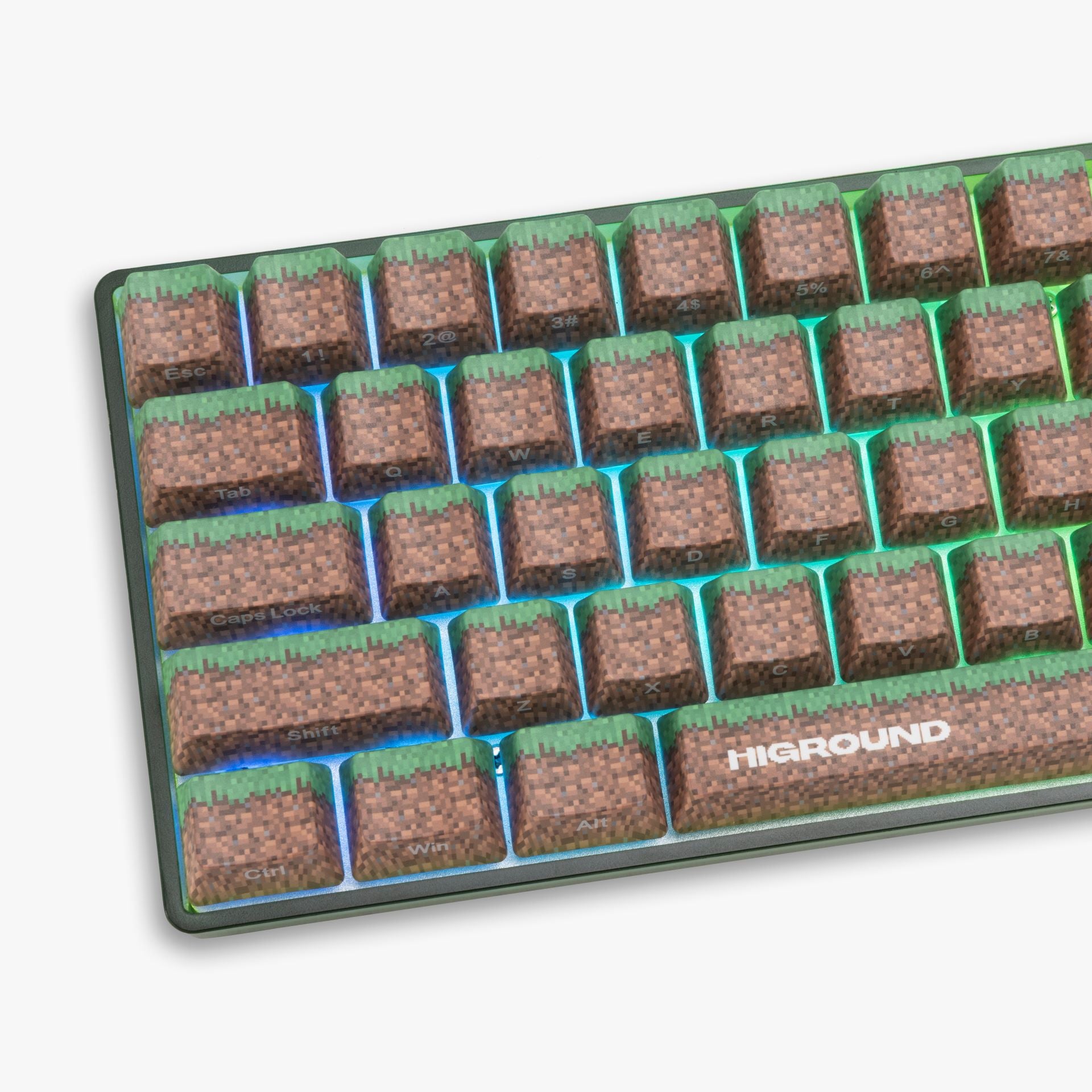 HG x Minecraft Basecamp 65 Keyboard - Grass Block – Higround