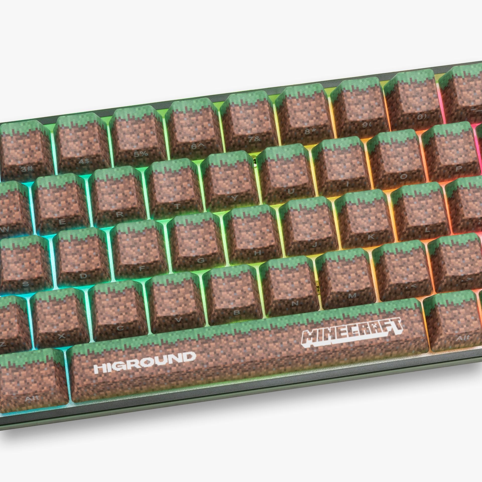 HG x Minecraft Basecamp 65 Keyboard - Grass Block – Higround