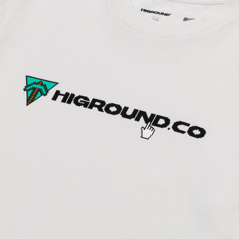 HIGROUND  X MINECRAFT BROWSER T-SHIRT - close-up front design