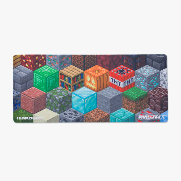 HGxMinecraft マウスパッド　マインクラフト　未使用 HG x Minecraft Mousepad XL - Random Blocks – Higround