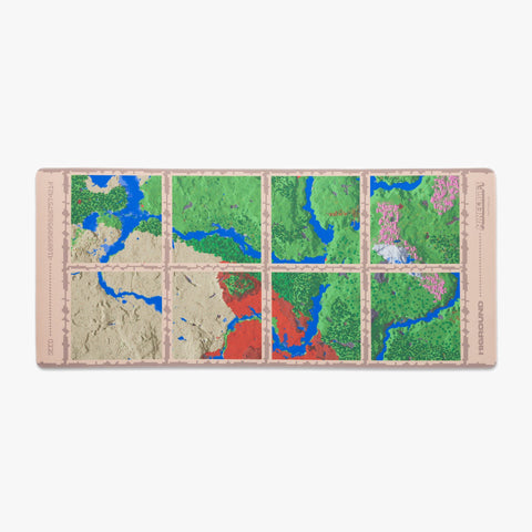 HIGROUND X MINECRAFT MAP MOUSEPAD - FRONT