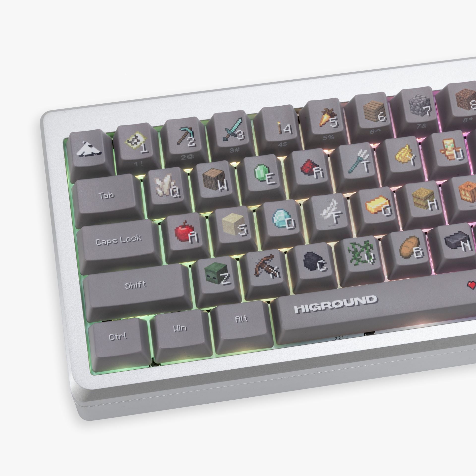 キーボード HGxMinecraftBasecamp65Keyboard-Inventory HG x Minecraft Basecamp 65 Keyboard - Inventory – Higround