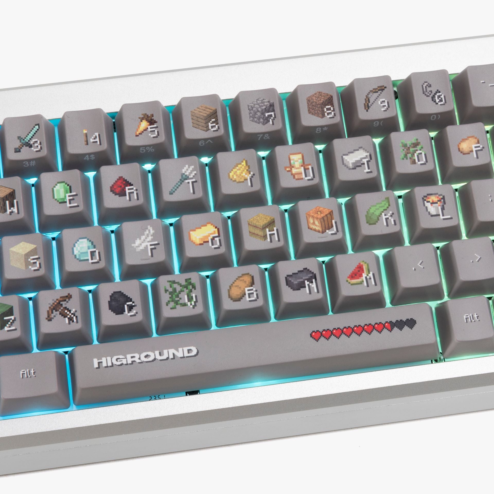 キーボード HGxMinecraftBasecamp65Keyboard-Inventory HG x Minecraft Basecamp 65 Keyboard - Inventory – Higround