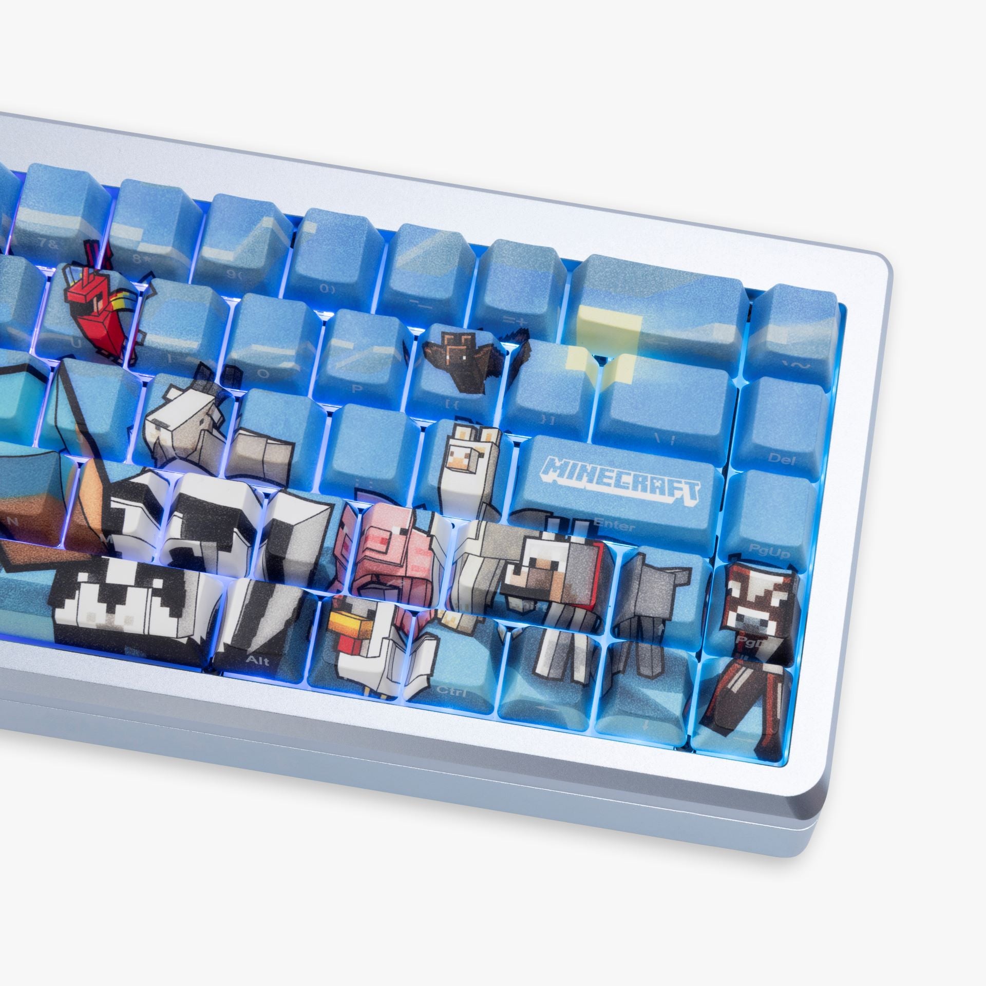 Minecraft One Hand Keyboard HG x Minecraft Summit 65 Keyboard - Steve & Animals – Higround