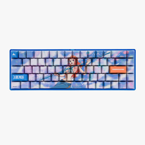 Front of One Piece x HG Base 65 Keyboard - Nami