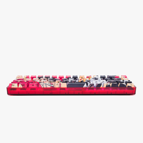 side detail on One Piece x HG Base 65 Keyboard - Luffy