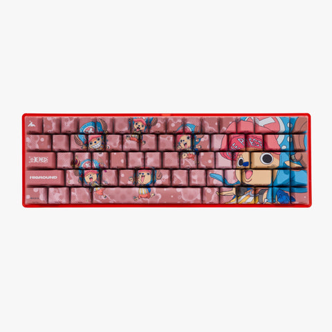 front of One Piece x HG Base 65 Keyboard - Chopper