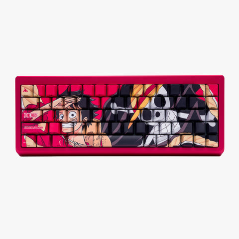 Front of One Piece x HG Summit 65 Keyboard - Luffy