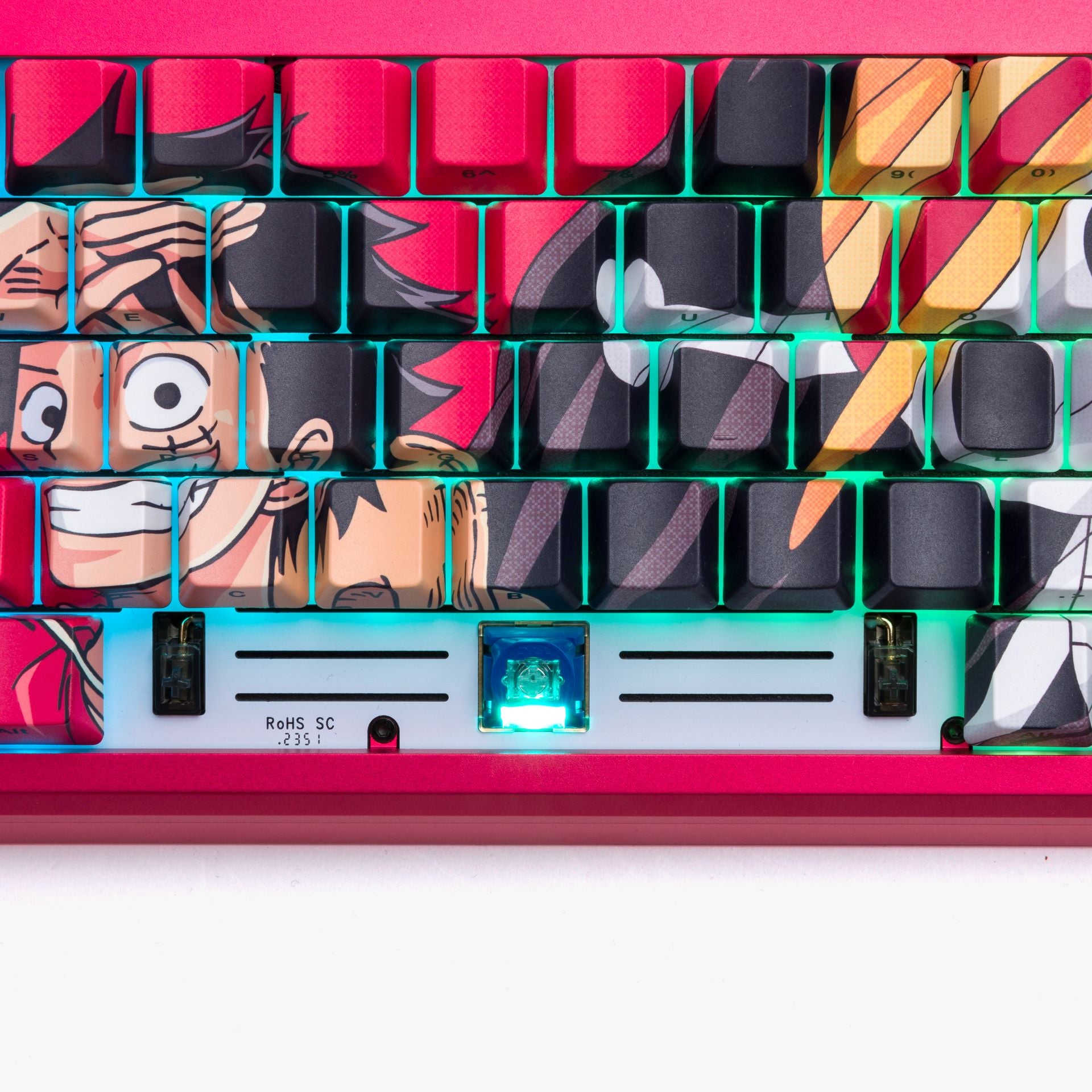 One Piece Keyboard Sticker One Piece x HG Summit 65 Keyboard - Luffy – Higround