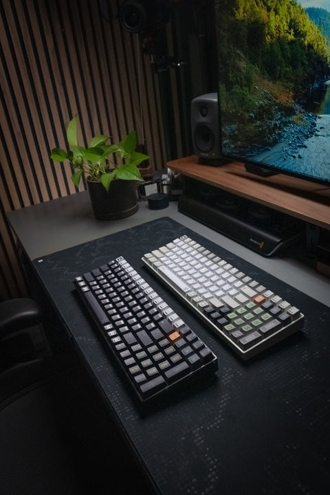 Higround Basecamp 96+ Keyboard - INPUT black and white