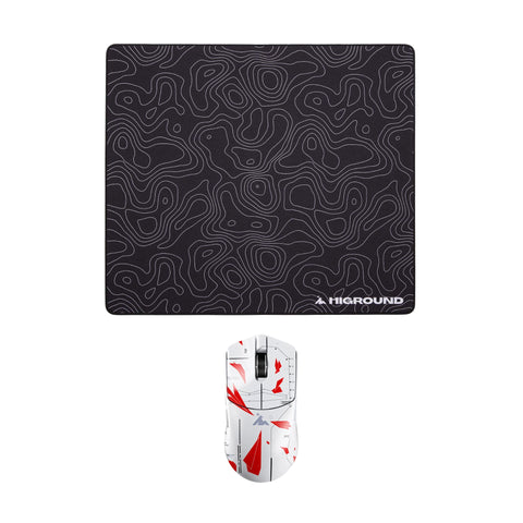 Yuma Mouse RADAR + Hybrid Large Mousepad - BLACKICE