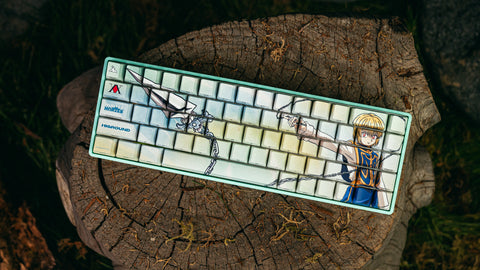 HxH x HG Base 65+ Keyboard - Kurapika