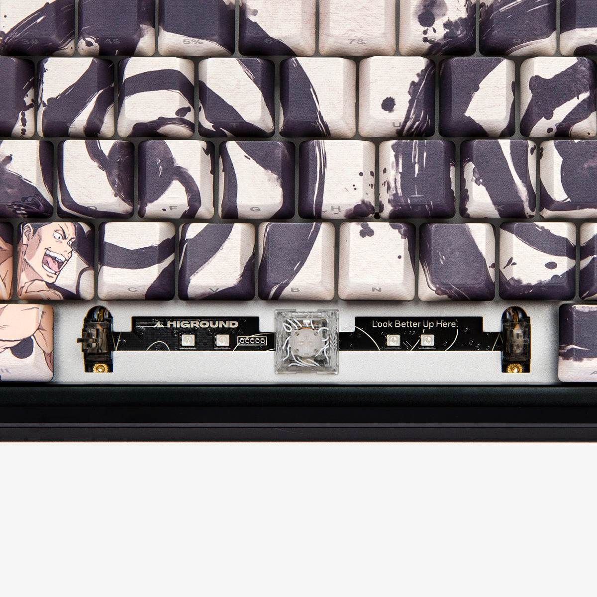 Clavier Gamer HiGround X JJK Jujutsu Kaisen Summit 65 - Layout QWERTZ - Multicolore