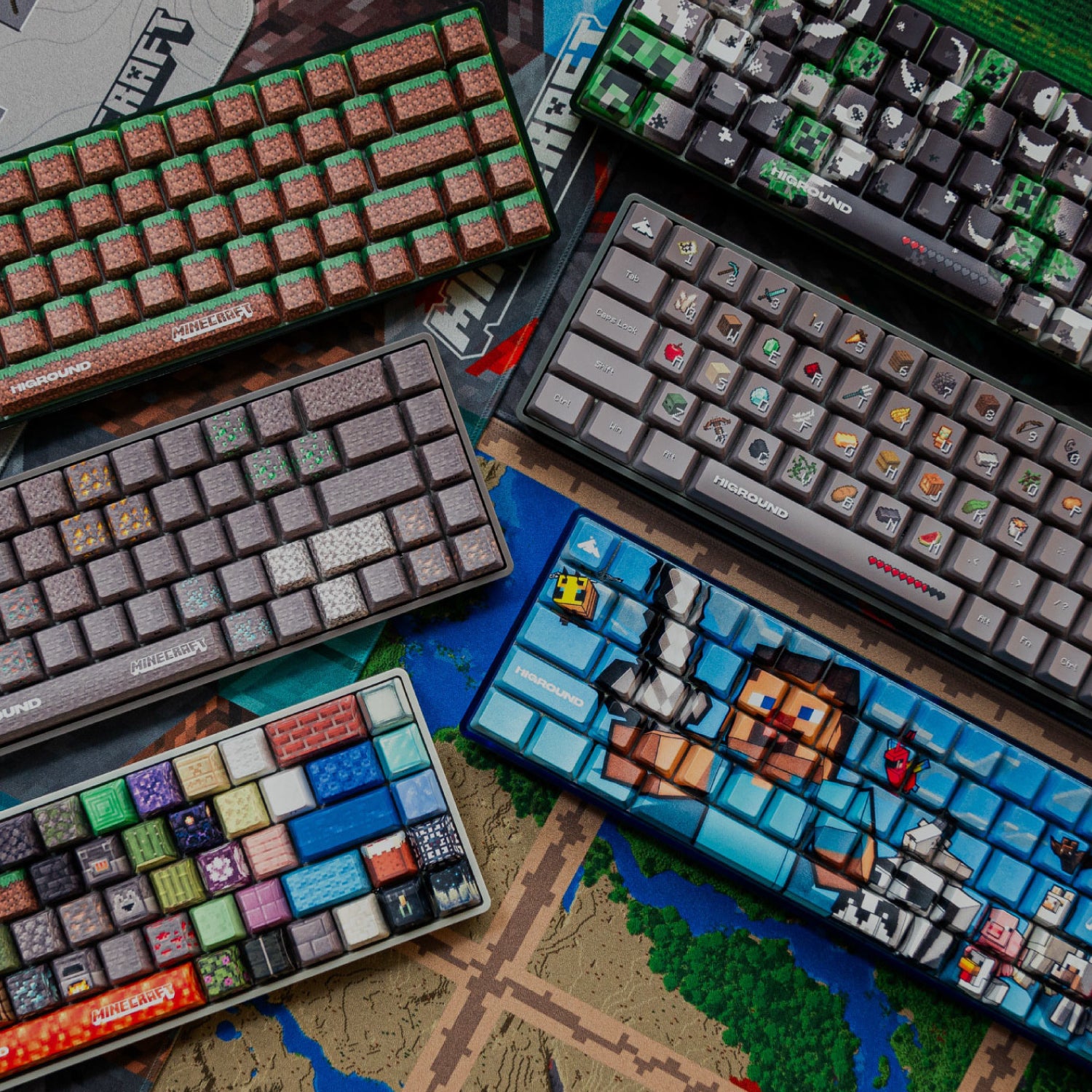 Higround x Minecraft Keyboards