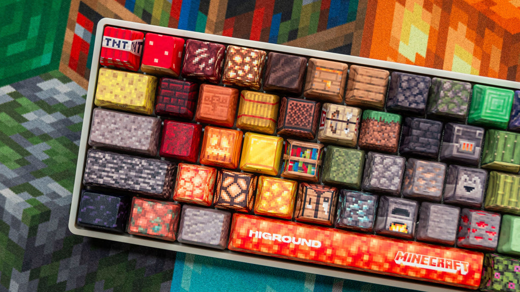 Minecraft Keybored Higround x Minecraft Collection Lookbook