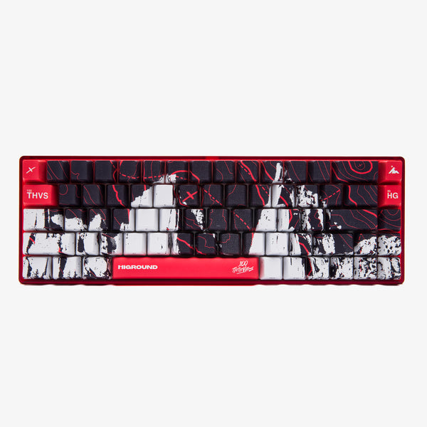 HIGROUND 100Tコラボ　ゲーミングキーボード 100T x HG Basecamp 65 Keyboard - Onyx – Higround