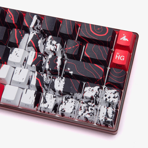 100T x HG 68 Keycaps Set - Onyx