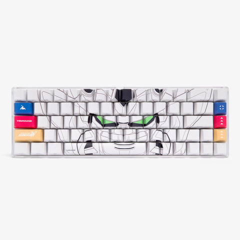 Gundam Base 65 Keyboard - Admiral (White)