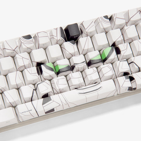 Gundam 68 Keycaps Set - Admiral (White)